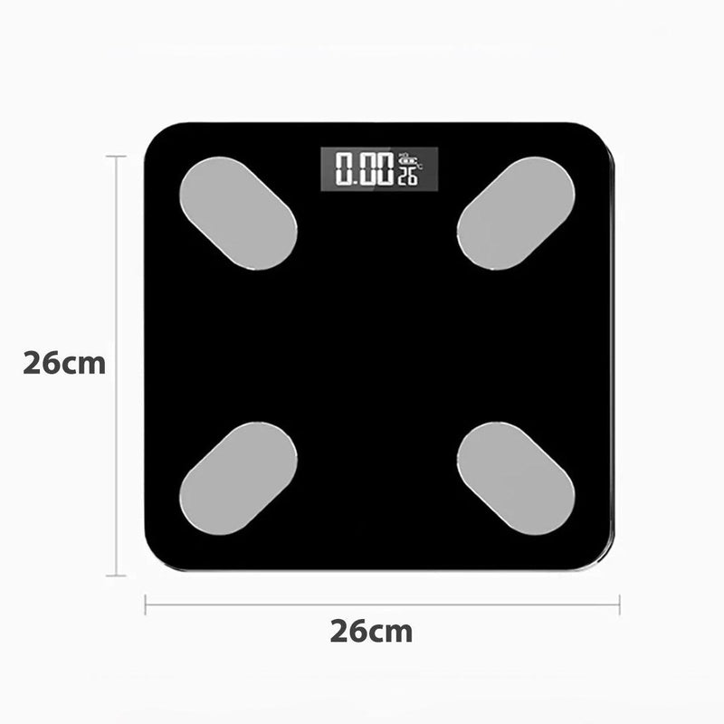 Balança Digital Bioimpedância Bluetooth Aplicativo Medição Até 150Kg