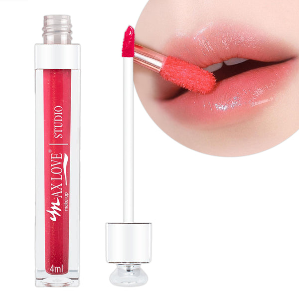 Gloss Lip Volumoso Lábios Vegano Maquiagem Max Love