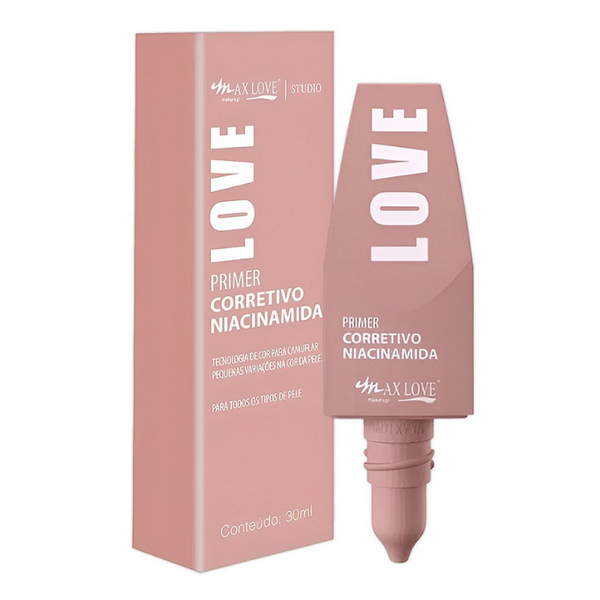 Primer Facial Corretivo Niacinamida Vegano Max Love