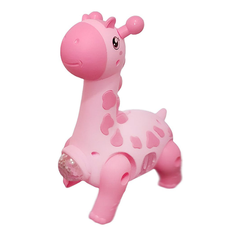 Girafa Brinquedo Infantil Dançante Robô Som Luz Crianças Bebe