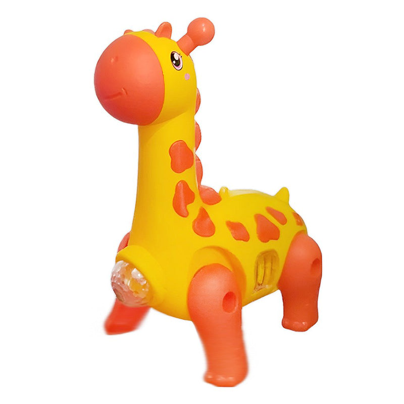 Girafa Brinquedo Infantil Dançante Robô Som Luz Crianças Bebe