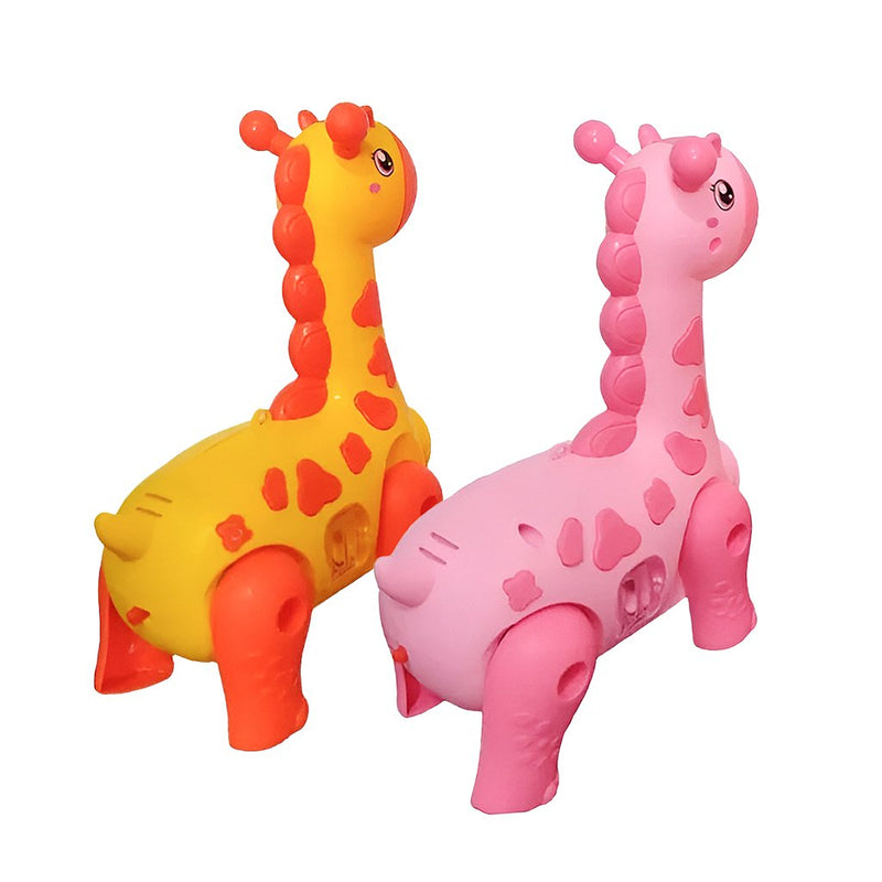 Girafa Brinquedo Infantil Dançante Robô Som Luz Crianças Bebe