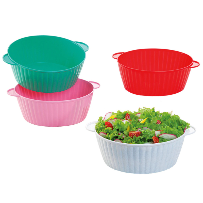 Saladeira Fruteira Plástico Tigela Bowl Cozinha 1,9 Litros